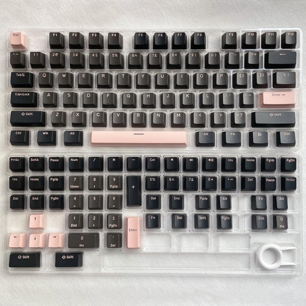 138 Keys Cherry Profile PBT Keycaps GMK Clone Night Sakura Double Shot