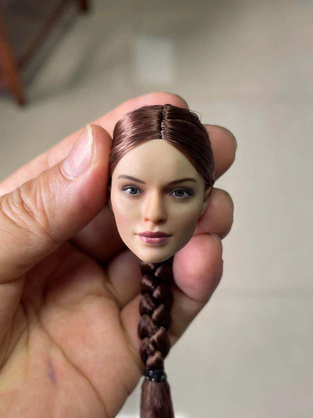 1/6 Scale Girl Head Sculpt Model For 12inch Female Action Figure Body ...