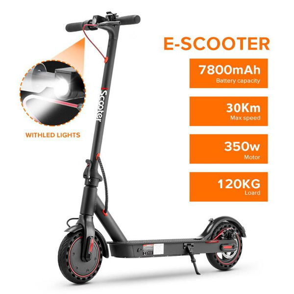 Iscooter Electric Scooter Adult E Scooter 8.5 Inch 350W Adult Foldable