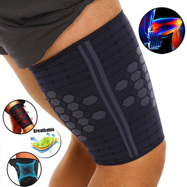 (1/2 Pcs)Elastic Leg Compression Bandage Thigh Support Brace Sports