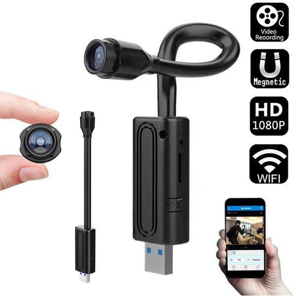 Mini Wireless Hidden Spy Camera Wifi IP Cam Home Security HD 1080P ...