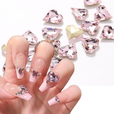 manicure tool, pink, acrylic nails, art