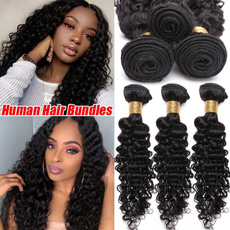 humanhairbundle, brazilianhumanhair, Hair Extensions & Wigs, deepwavebundleswithclosure
