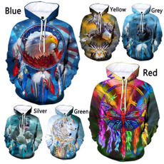 Eagles, Fashion, Winter, 3D hoodies