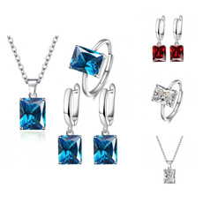Jewelry Set, earringsnecklace, bridefingerring, necklaceearring