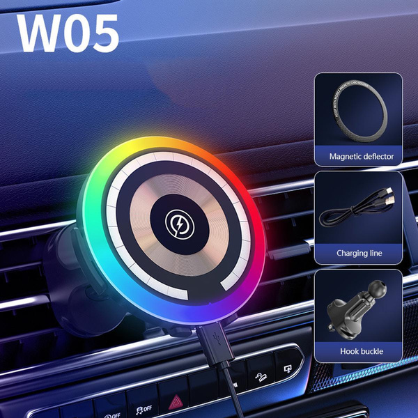 2023New car absorption wireless charger ， Car Mount Charger