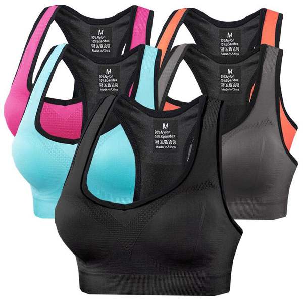 Women Breathable Wirefree Padded Push up Sports Top Bras - China Yoga Bra  and Women Bra price