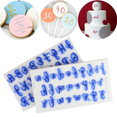Baking, Silicone, alphabet, biscuit