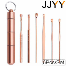 360degreerotating, Steel, earwaxremovaltool, earcleaner