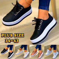 Sneakers, Platform Shoes, Womens Shoes, leather