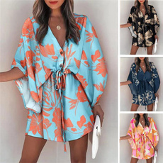 Summer, Plus Size, bat34sleeve, Dress