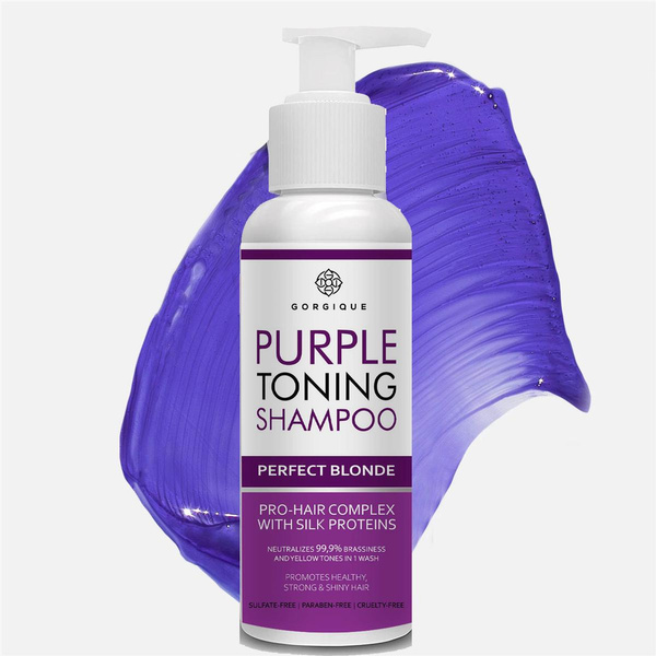 50/100/150/200ml Purple Shampoo for Blonde Hair Shampoo for Grey Hair