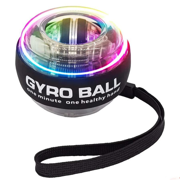 LED Wrist Power Hand Ball Self-starting Gyro Ball Powerball Arm Hand ...