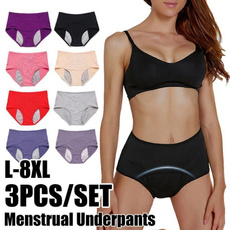 menstrual, Underwear, Plus Size, high waist