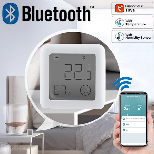 Smart Temperature Monitor Temperature and Humidity Sensor, Mobile App