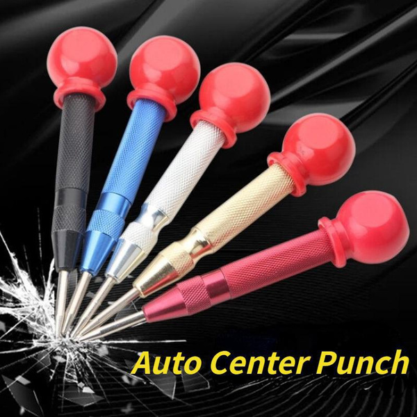 Spring Loaded Auto Center Punch Tool