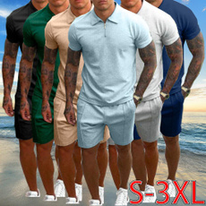 Summer, Two-Piece Suits, vacationsuit, short sleeved tshirt