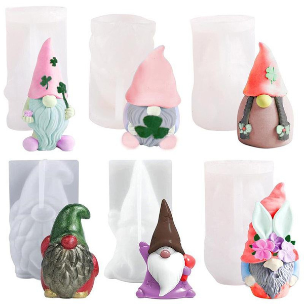 DIY Gnome Molds for Making Soap Plaster Craft Candle Mould | Wish