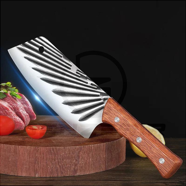 1pc, Stainless Steel Kitchen Knife Handmade Forged Butcher Knife Vegetable  Cleaver Cutting Kitchen Tools