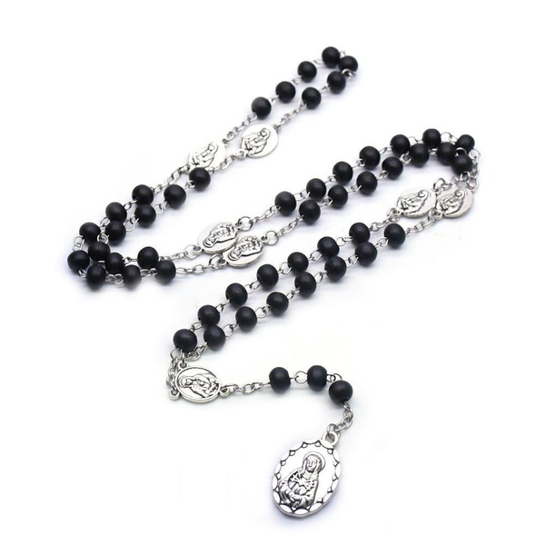 New Christian Sevenway Prayer Beads Necklace Cross Necklace Wish