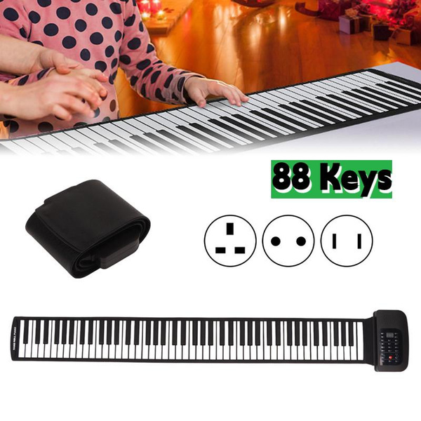 Roll Up Piano 88 Keys Single Horn MIDI Function Flexible Roll Piano ...