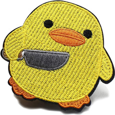 yellowduck, embroideredpatch, cute, Backpacks