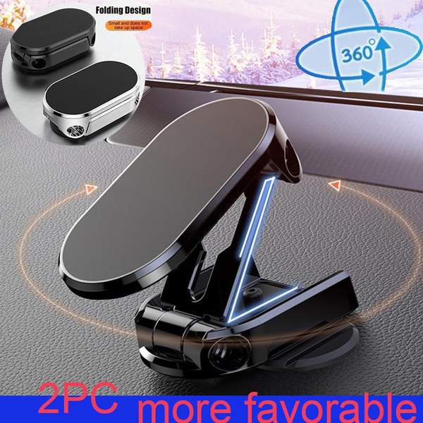 360 rotatable and retractable car phone holder