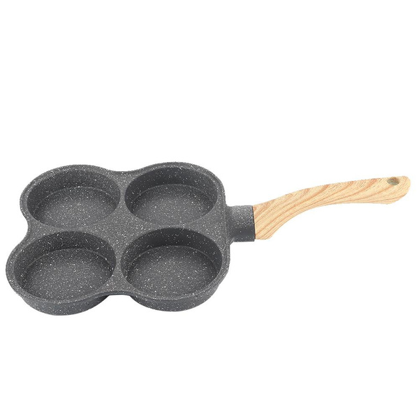 Non Stick Pancake Frying Pan 4 Hole Omelette Pan Breakfast