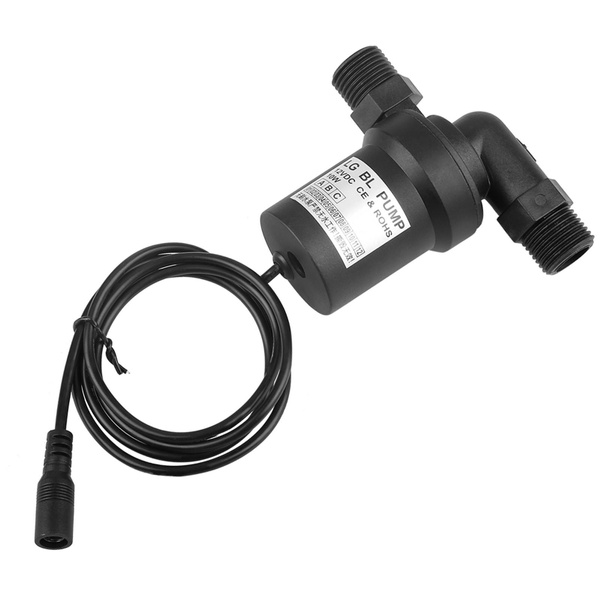 DC Brushless Pump, 12V Hot Water Pump Circulation Water Pump 10W 8L/min