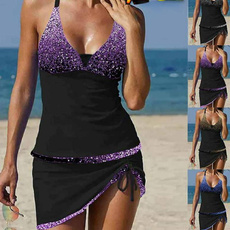 Summer, Plus Size, women beachwear, bikini set