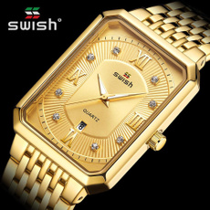 golden, Fashion, Clock, topwristwatch