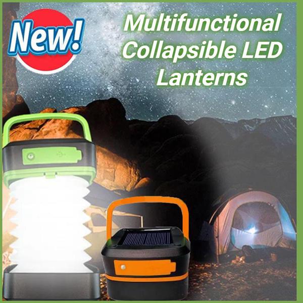2023 New Solar Multifunctional Lighting Camping LED Lights Emergency