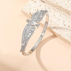 wingsbracelet, Moda, Joyería de pavo reales, gemstone jewelry