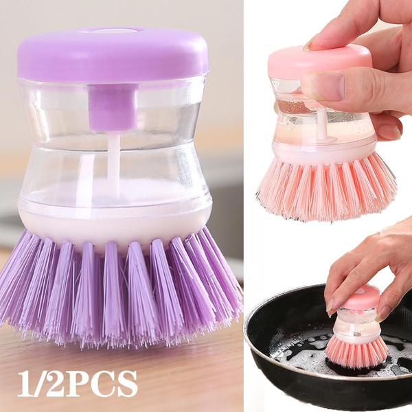 2 Pcs Multifunctional Brush Cleaning Brush Kitchen Scrub Brush