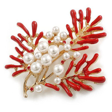 pearls, Jewelry, gold, Floral