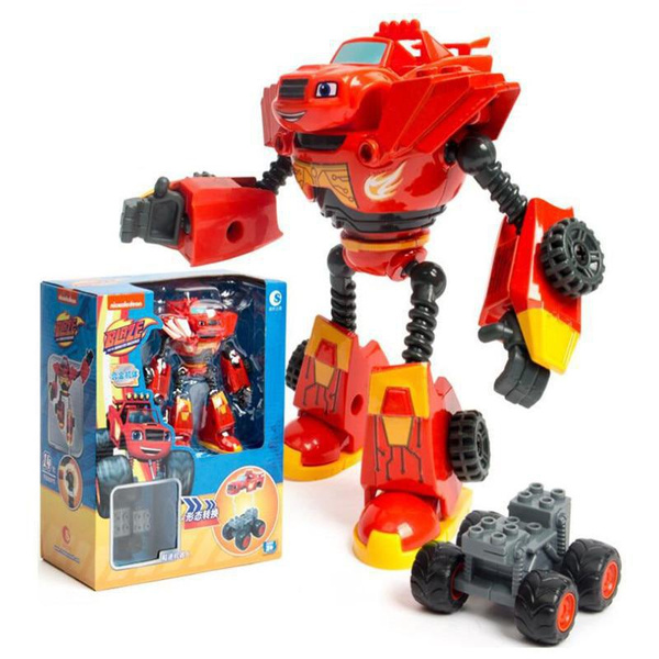 Monsters Machines Car Toys Blaze Cartoon Model Plastic/Alloy Deformed ...