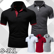 Stand Collar, Fashion, Shirt, Golf Shirts