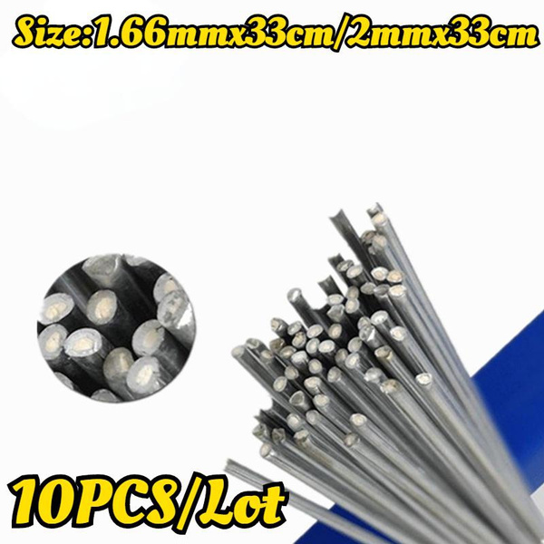 10pcs 1.6/2mm Aluminum Welding Rod Easy Melt Welding Rods Low