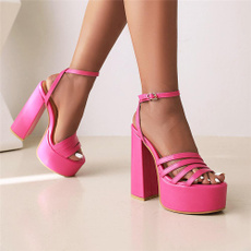 Beautiful, Summer, Plus Size, Platform Shoes