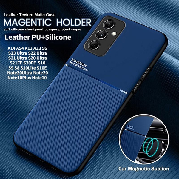 Magnetic Leather Case for Samsung Galaxy A14 A34 A54 5G Shockproof ...