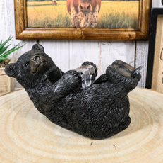 Figurine, black, Bears