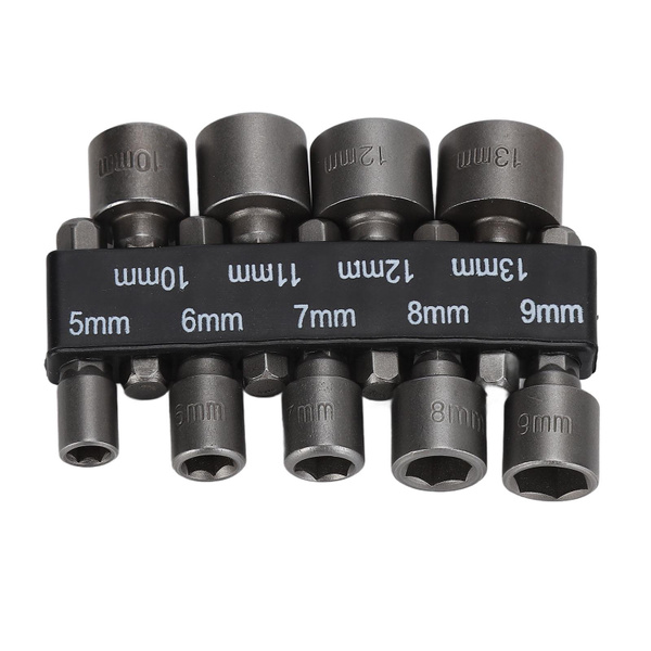 1/4inch Sockets Set Socket Bit Standard Sizes for Electric Drill Socket ...