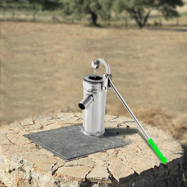 Outdoor Manual Suction Pump Hand Swing Water Pump Stainless Steel Garden Deep Well Pumps