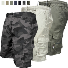 Summer, Outdoor, Short pants, camouflage