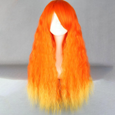 wig, party, Bright, orangewig