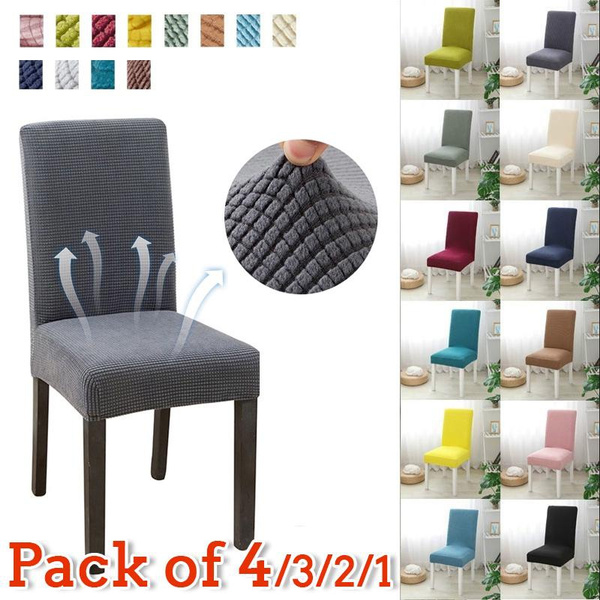 Elastic dining chair discount covers