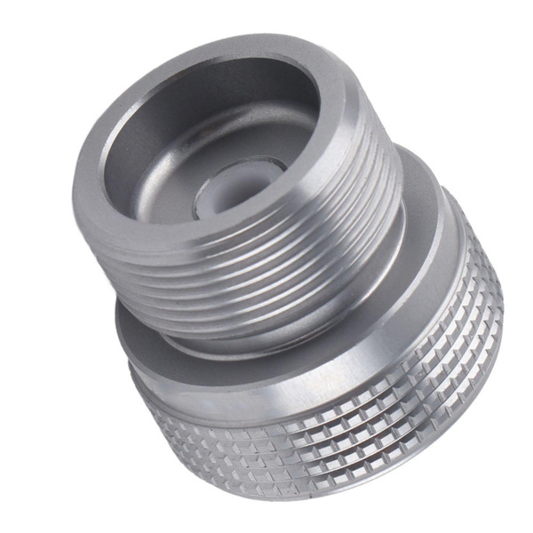 Gas Adapter, Camping Gas Canister Adapter Convertor Valve Flat Canister to 1L MAPP Gas Adaptor