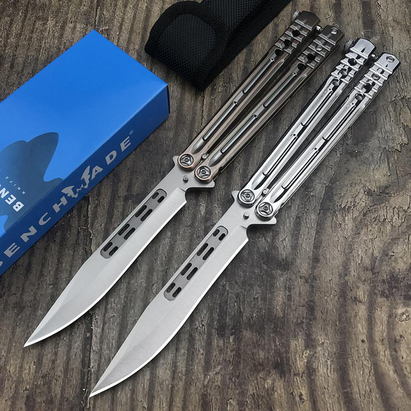 Benchmade Pocket Practice Knife Tactical Butterfly Knives Balisong
