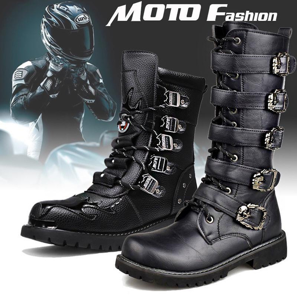 Men 2024 punk boots