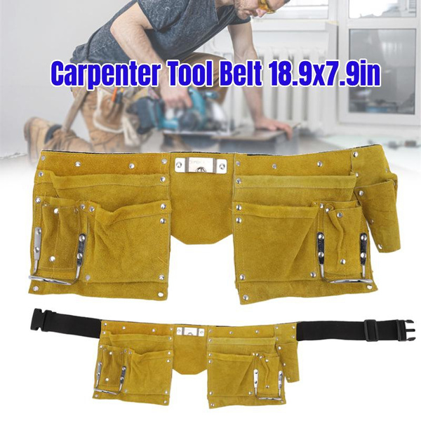 Leather Tool Belt ,Tool Pouch,Heavy Duty Leather Tool Belt, Tool Bag